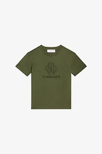 T-Shirt With RC Monogram And Logo