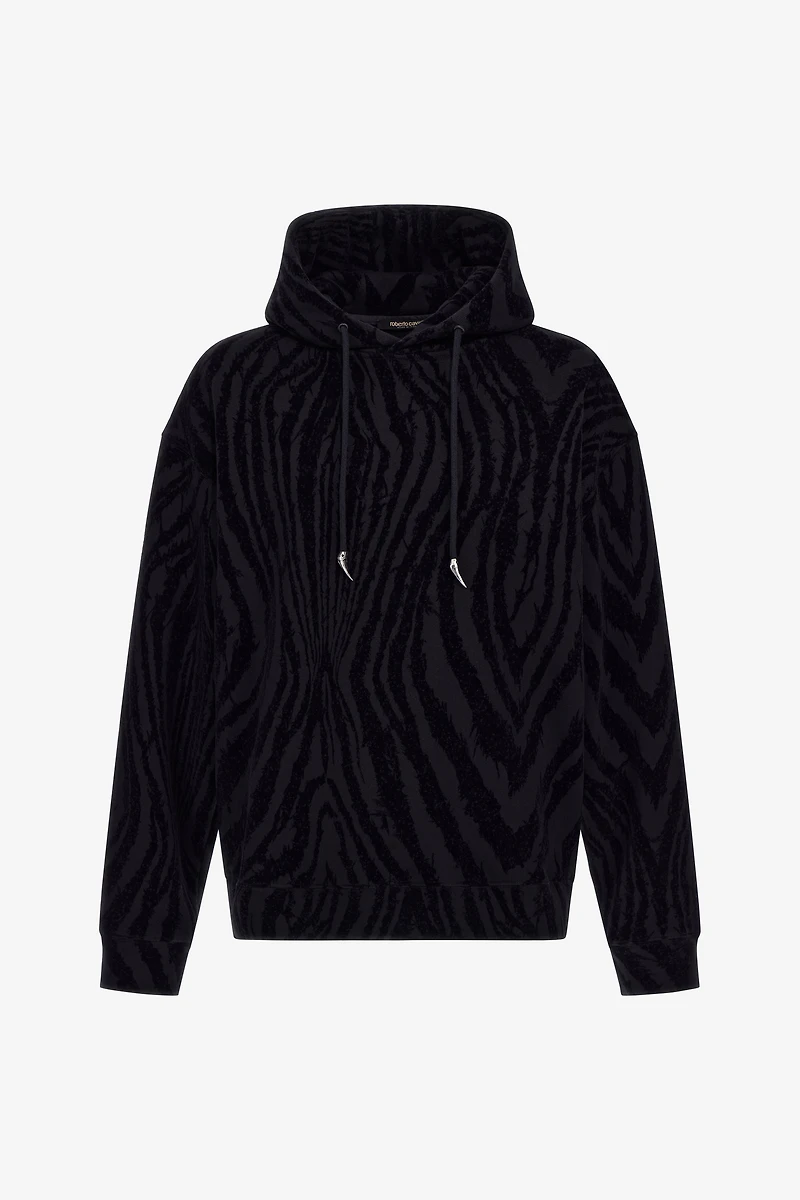 Zebra print sweatshirt