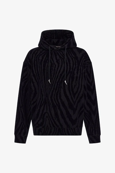 Zebra print sweatshirt