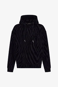 Zebra print sweatshirt