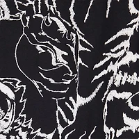 Cotton T-Shirt With Tigers And Logo