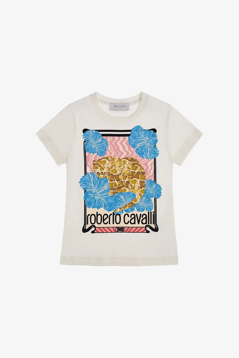T-shirt with Logo and print