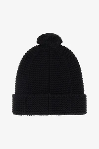 Black Cashmere Blend Hat