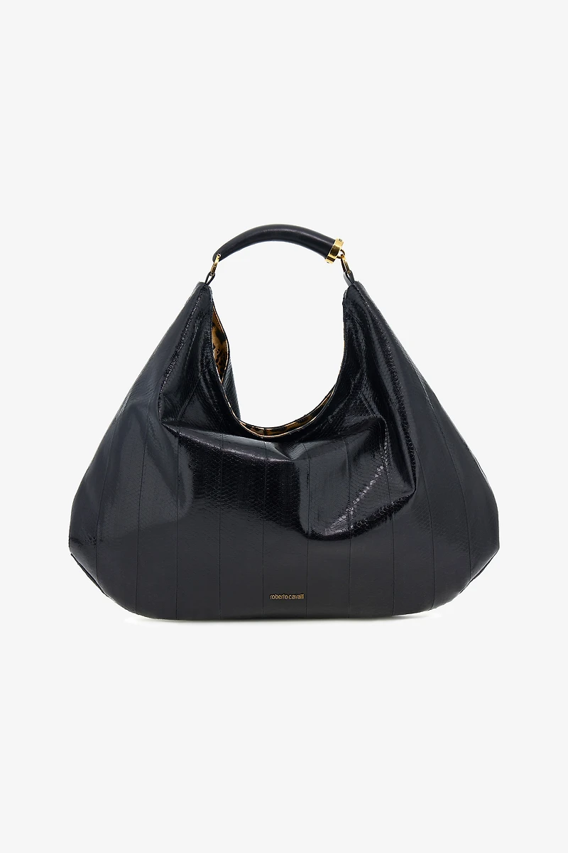 Hobo Bag with Fang Handle