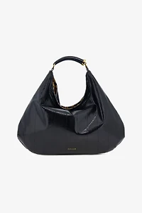 Hobo Bag with Fang Handle