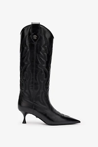 Boots With Quilted Motif