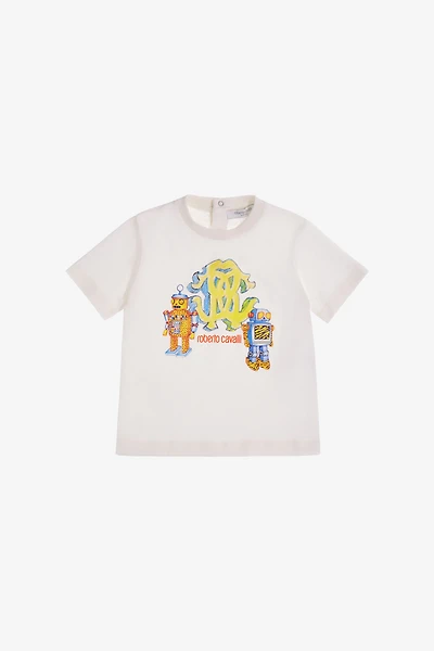T-shirt with Monogram RC and Robot
