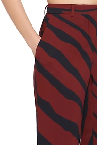 Zebra print trousers