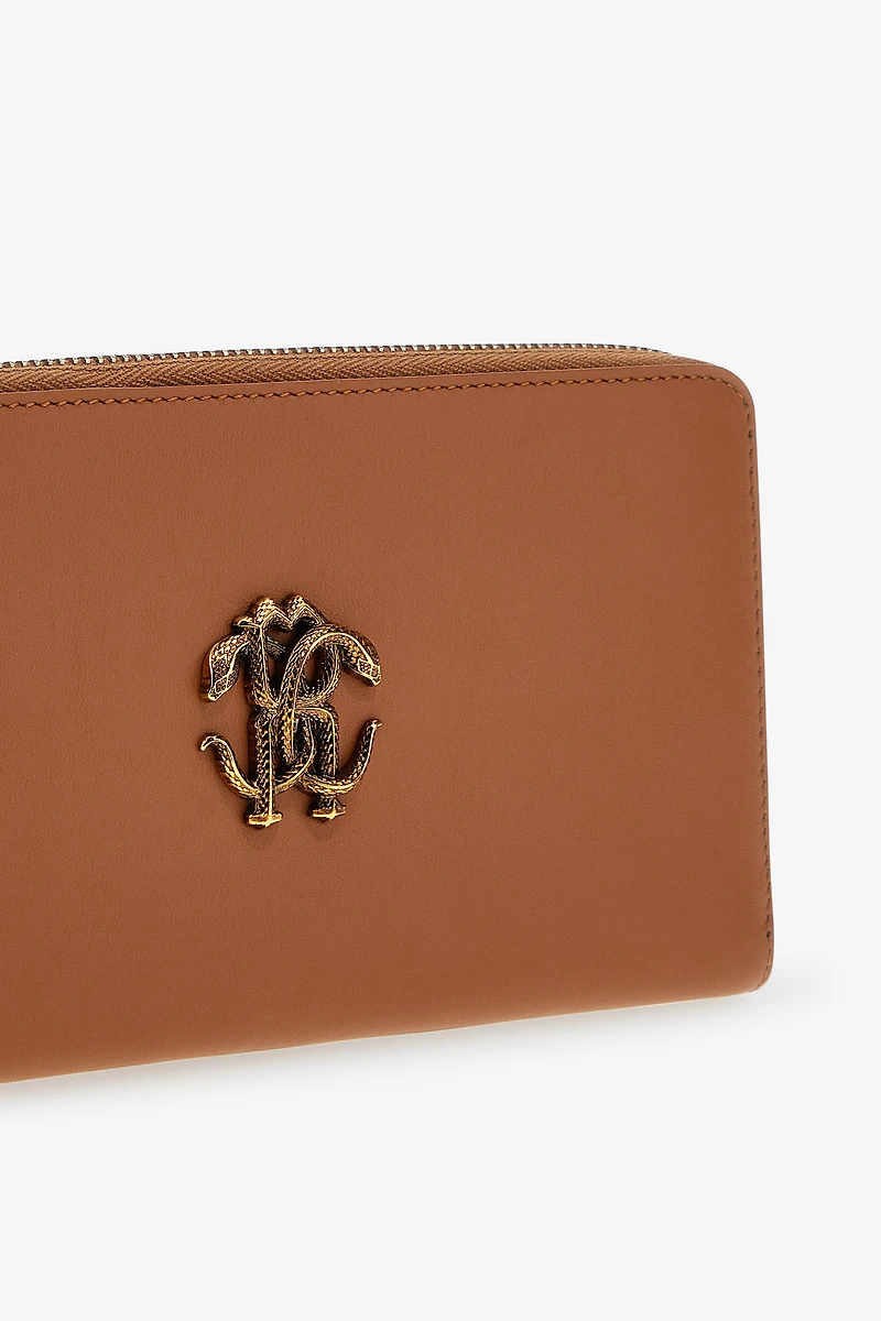 Wallet with Monogram RC and zip