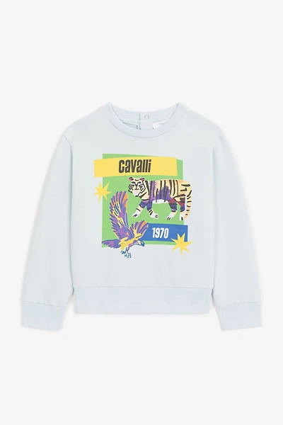 Logo-Print Cotton Sweatshirt