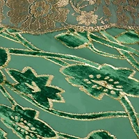 Long Silk Dress With Decorations
