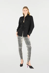 Zebra-Print Leggings