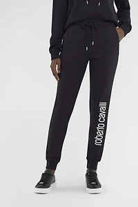 Sporty pants with logo