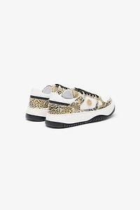 Leopard Print Sneaker with Monogram RC