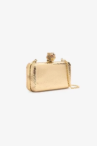 Tiger Leather Clutch