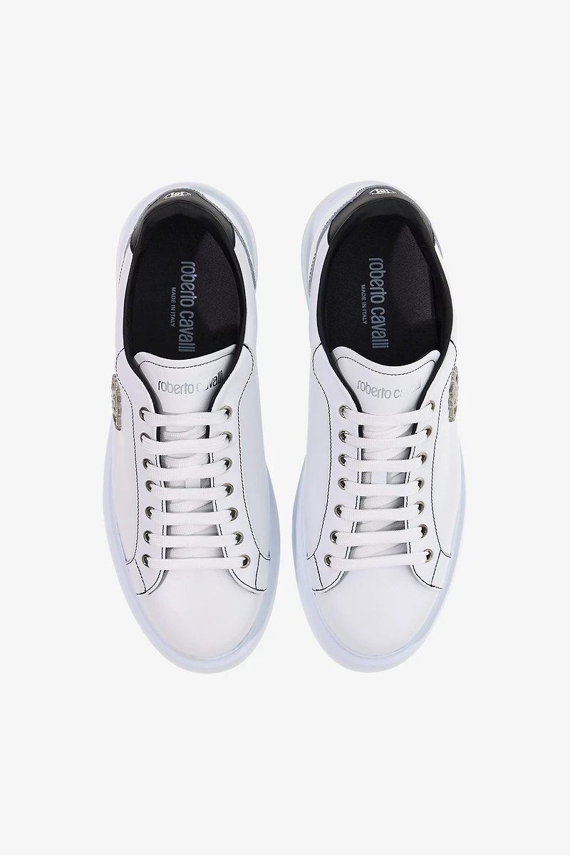 Leather Sneakers with Logo