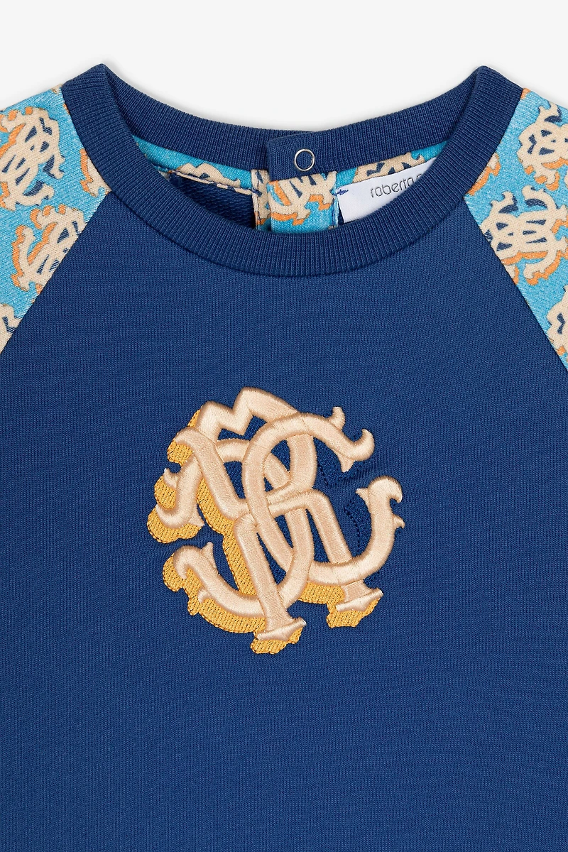 RC Monogram Cotton Sweatshirt