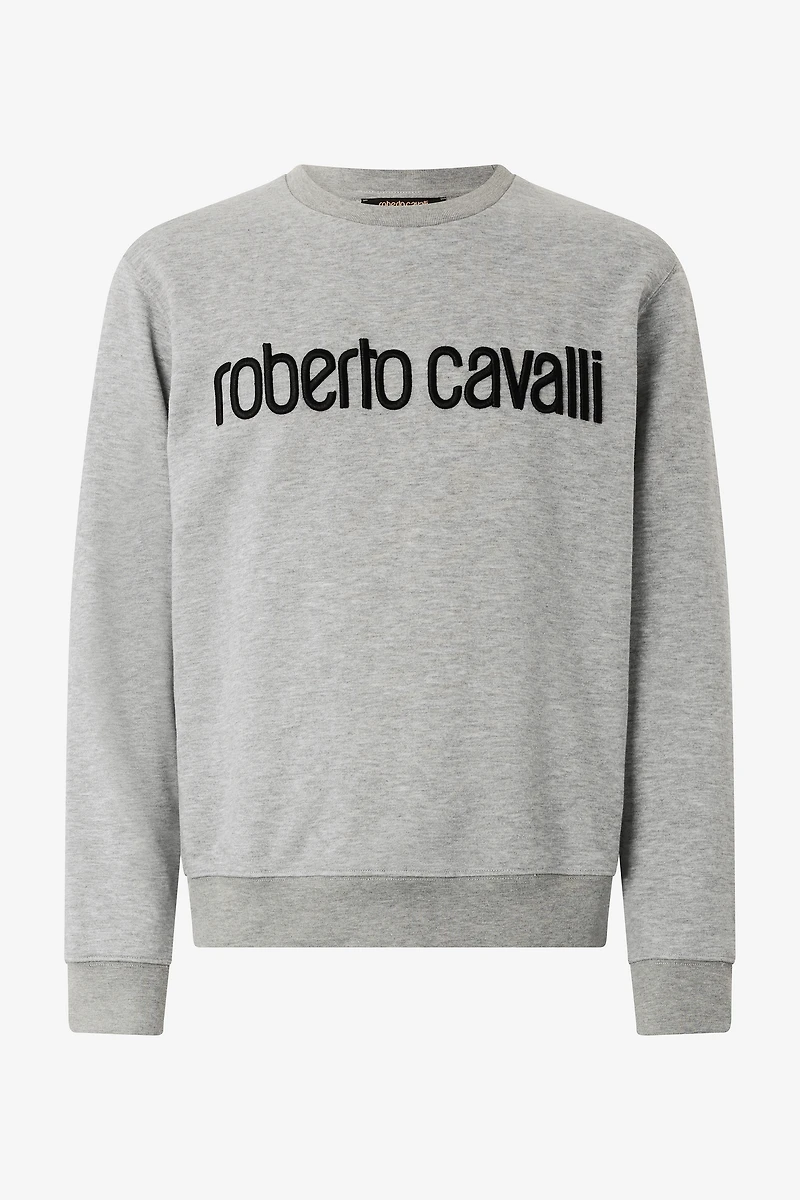 Grey Sweatshirt with Logo