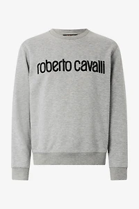 Grey Sweatshirt with Logo