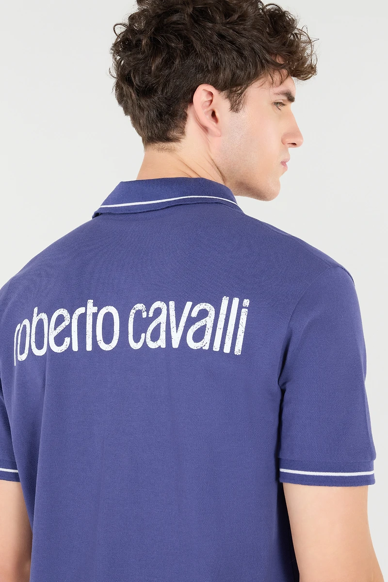 Polo With RC Monogram And Logo