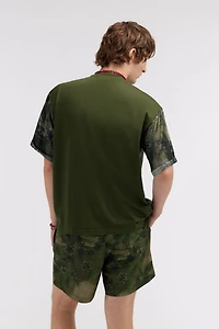 T-shirt with Hawaii Green print