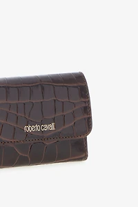 Crocodile-print wallet
