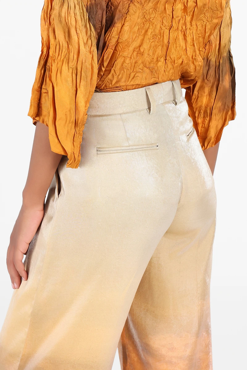 Sunset Print Palazzo Trousers