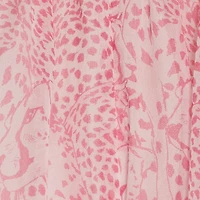 Silk Dress With Cheetah Print