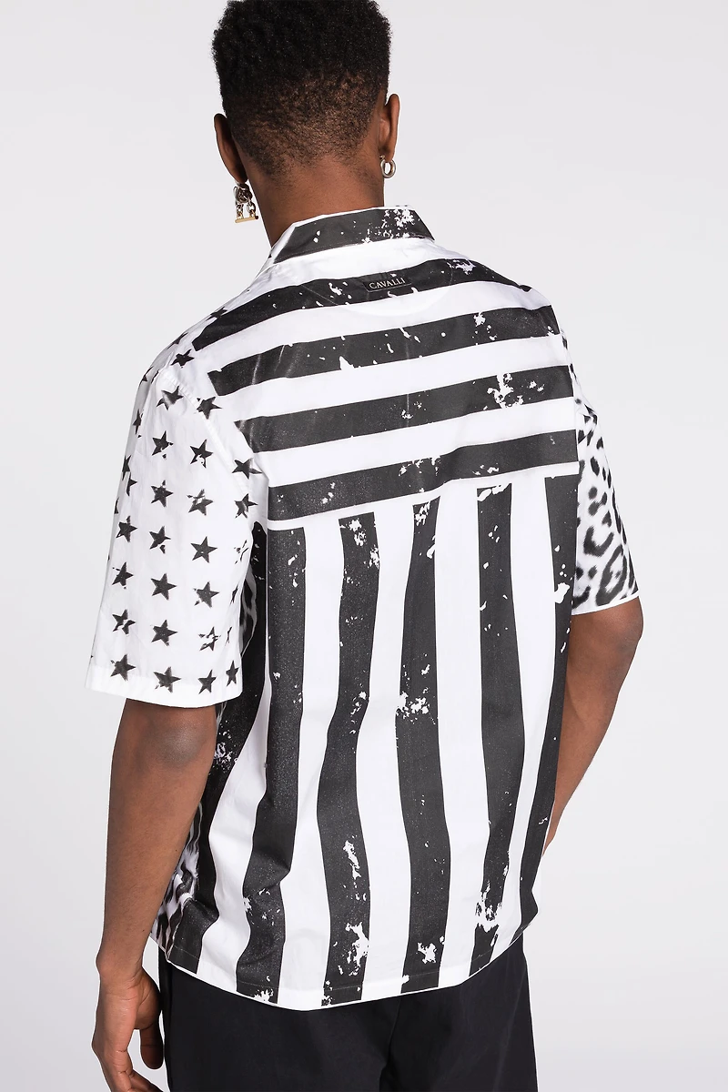Graphic-print shirt