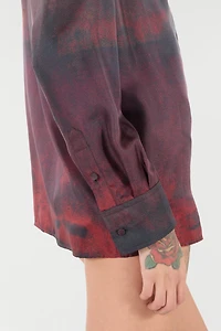 Silk Shirt With A Mottled Effect
