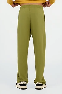 Green Pintuck Trousers