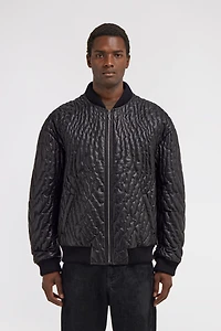 Quilted Bomber Jacket