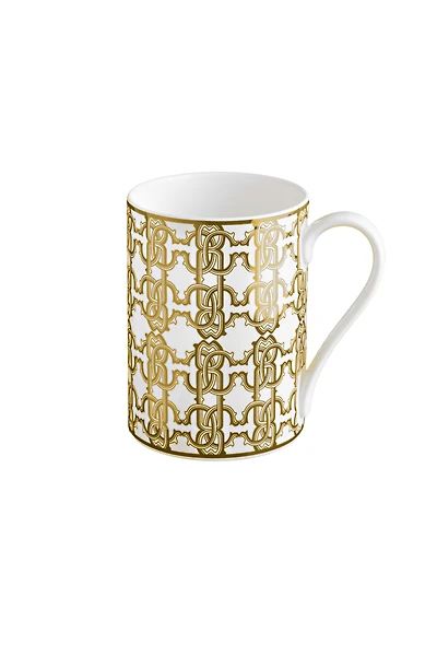 Monogram Gold Mug In Gift Box