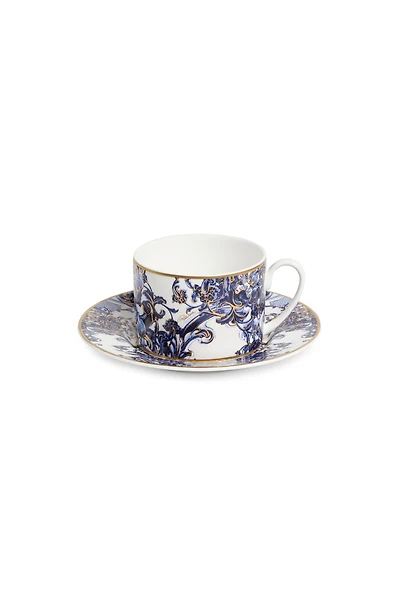 Azulejos cup and saucer tea set