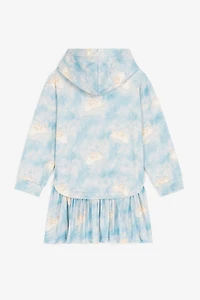 Wild Leda-Print Sweatshirt Dress