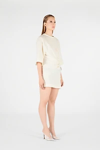 Wall Print Short Dress
