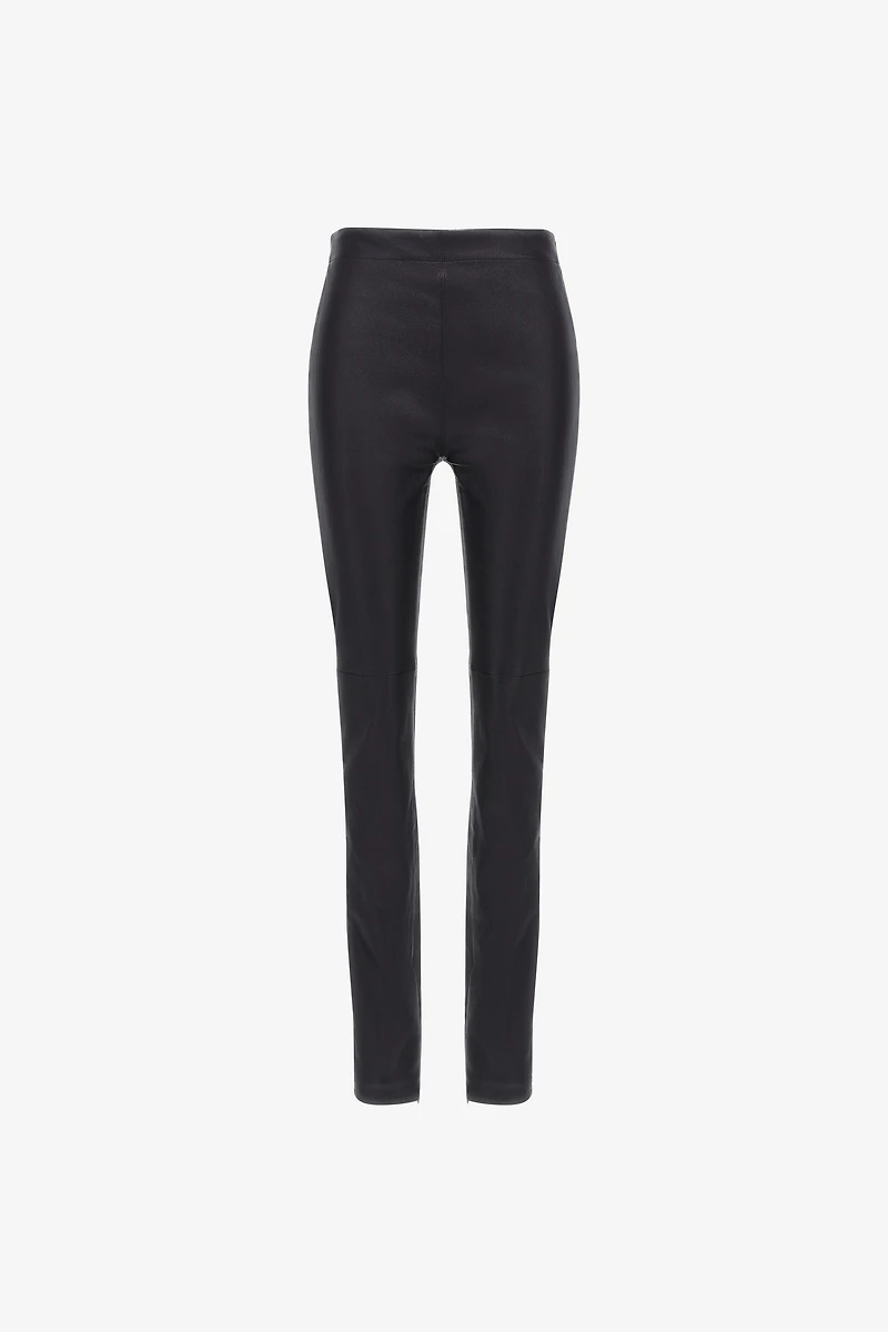 Leather leggings