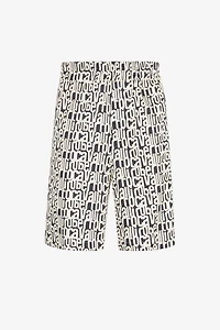 Logo-Print Cotton Shorts