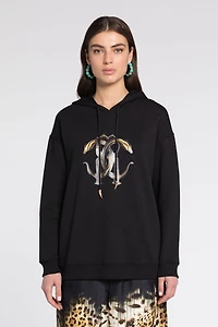 Logo-Print Cotton Hoodie