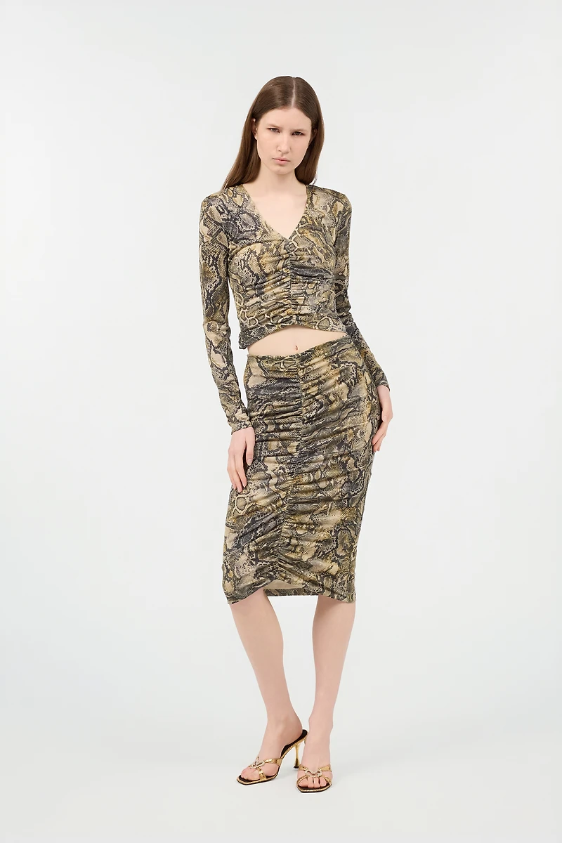 Skirt With Python Print