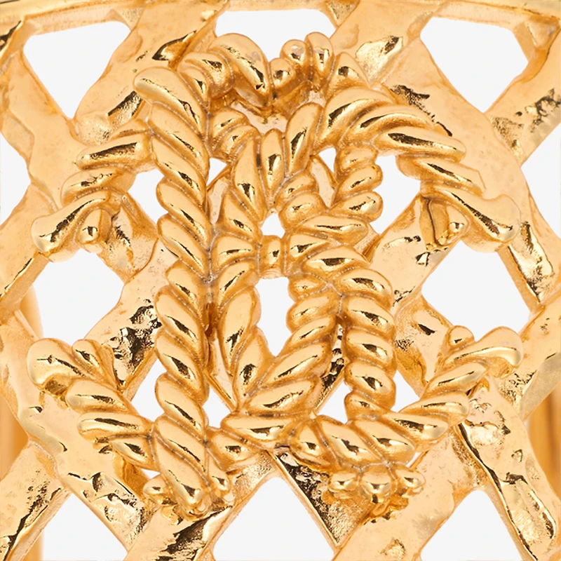 RC Monogram Cuff Bracelet