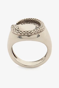 Snake Ring With Logo