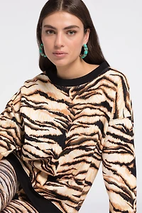 Freedom-Print Cotton Sweatshirt