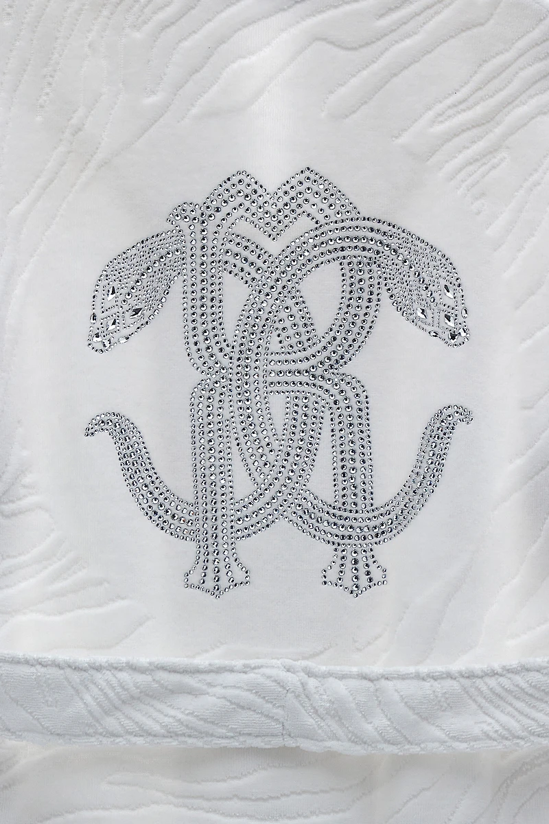 Crystal Snakes terry cotton bathrobe.