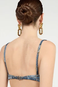 Bralette Denim Patchwork Capsule Collection