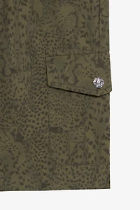 Cheetah-Print Shorts
