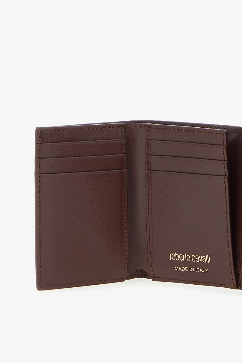 Crocodile-print wallet