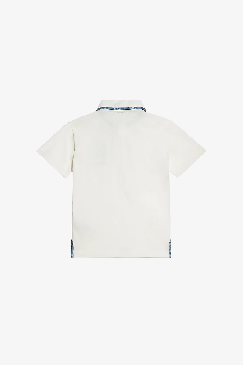 Polo With RC Monogram And Logo