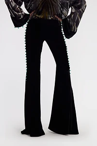 Flare Black Trousers