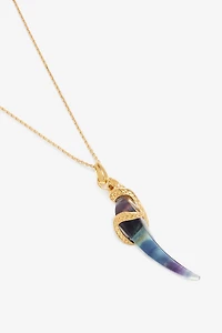 Necklace with Fang pendant